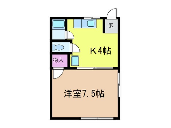 水田ハイツの物件間取画像